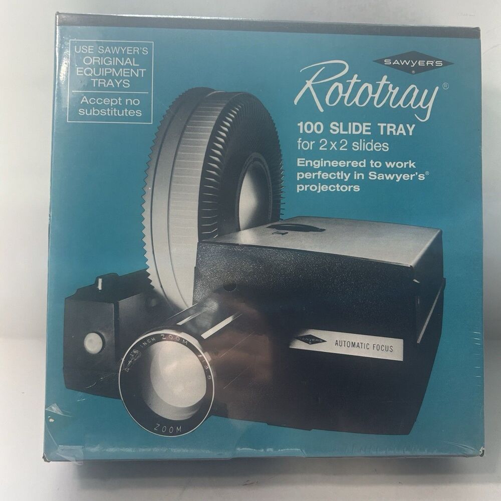 Sawyers Rototray 100 Slide Tray New Unopened Factory Sealed Vintage Photography